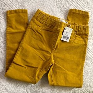 Mini Boden 8Y NWT! Yellow Fine Cords